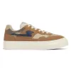 Stepney Workers Club Pearl S Strike Suede Earth Navy sold by Kong