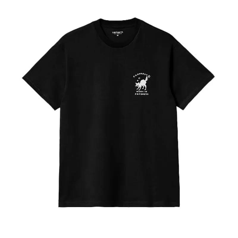Carhartt WIP SS Icons T shirt Black White sold by Kong