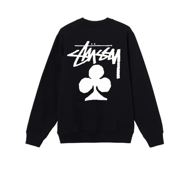 Stussy Club Crew Black sold by Kong