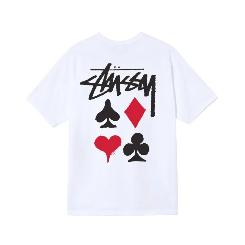 Stussy Full Deck 2 Tee White sold by Kong