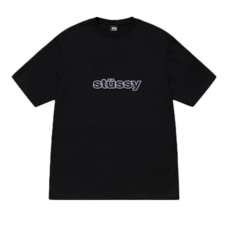 Stussy SS Link Tee Black sold by Kong