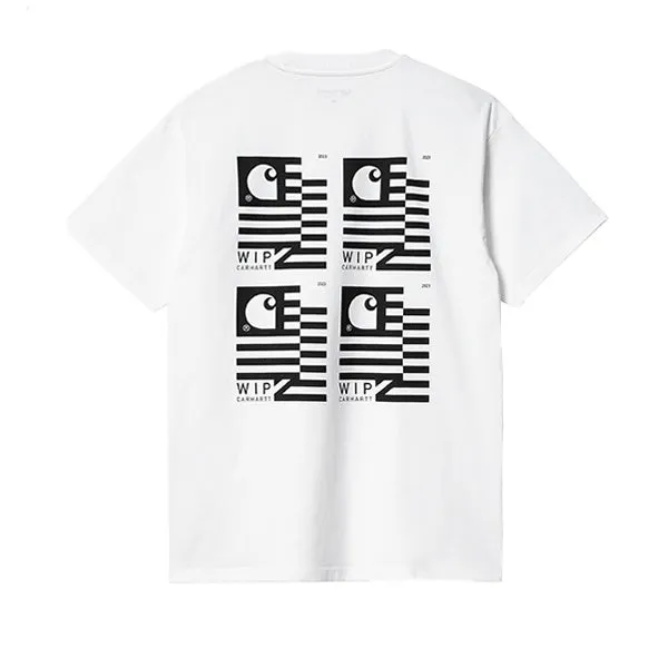 Carhartt WIP SS Stamp State T-Shirt White sold by Kong