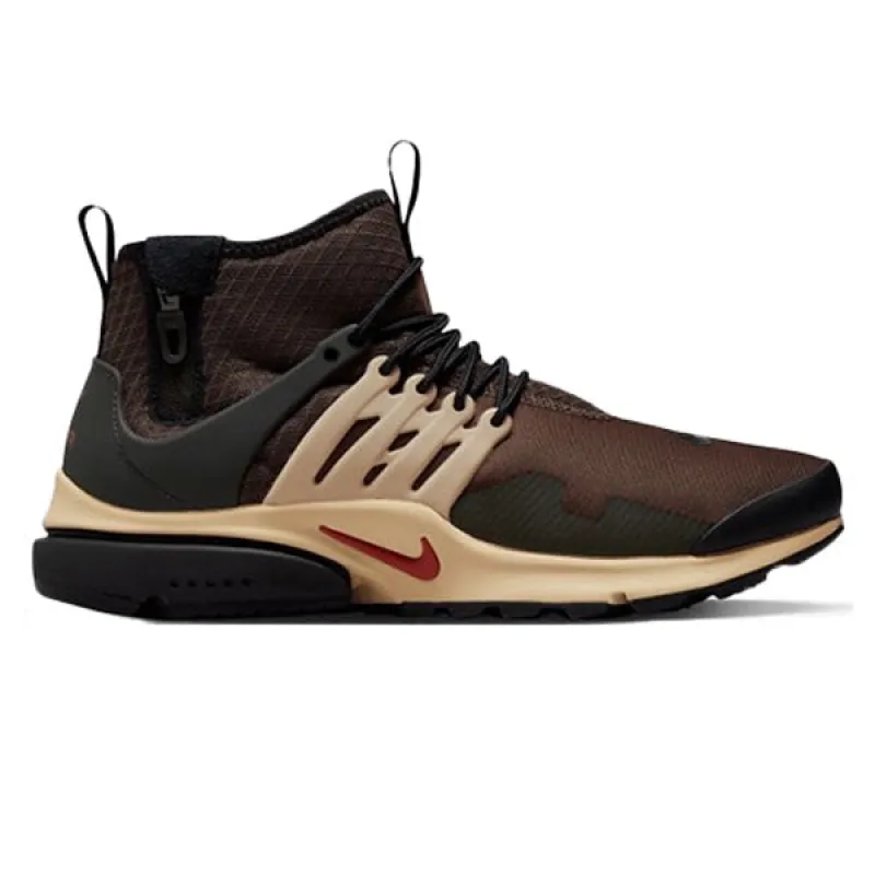 Nike Air Presto Mid Utility Baroque Brown Canyon Rust Sesame Sequoia sold by Kong