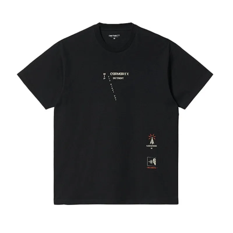 Carhartt WIP SS Connect T shirt Black sold by Kong