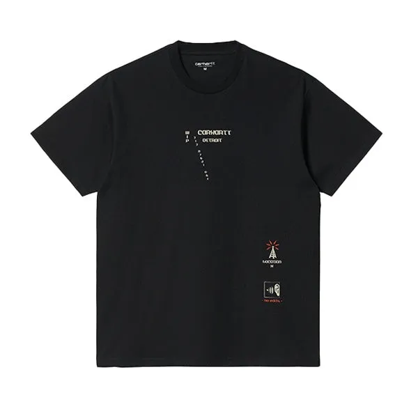 Carhartt WIP SS Connect T shirt Black sold by Kong