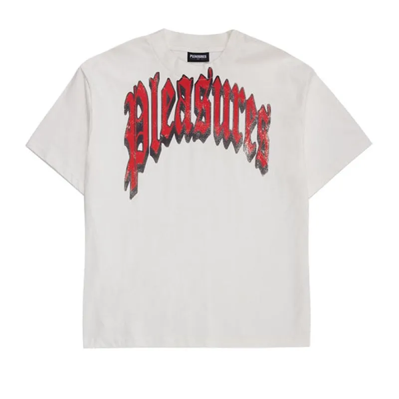 Pleasures Twitch Heavyweight T shirt White sold by Kong