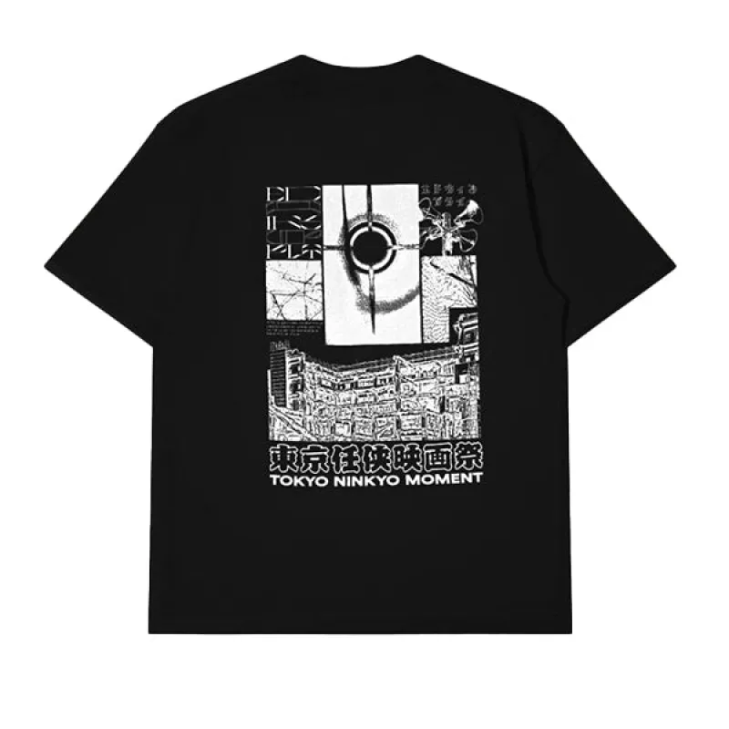 Edwin Tokyo Ninkyo Moment T Shirt Black made by Edwin