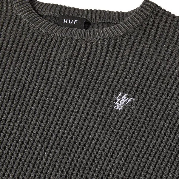 Huf Filmore Waffle Knit Sweater Black sold by Kong product image thumbnail 2