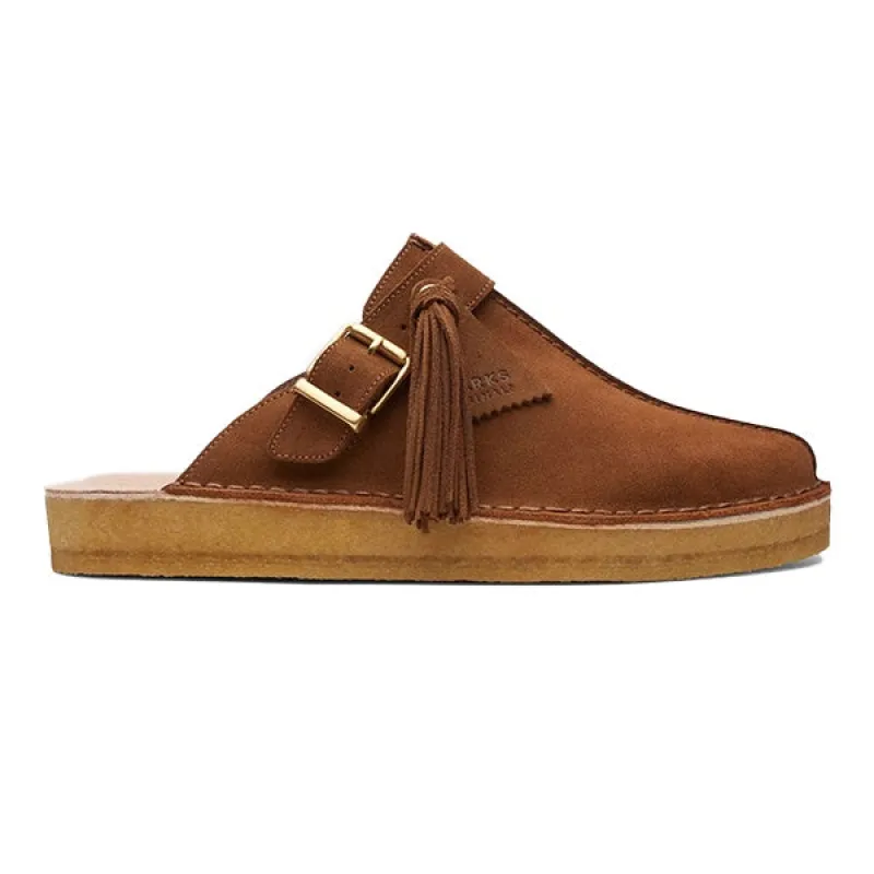 Clarks Trek Mule Caramel Suede sold by Kong
