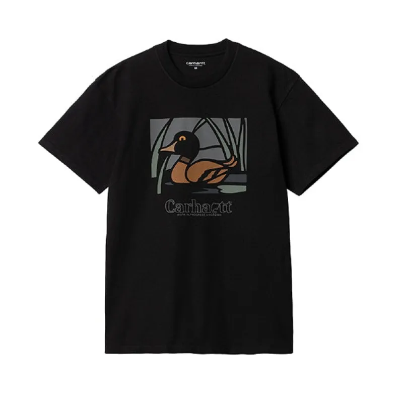 Carhartt WIP SS CRHT Ducks T Shirt Black | Parallel