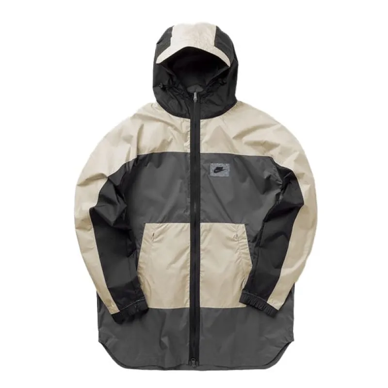 Nike Sportswear Woven Jacket Iron Grey Rattan Black sold by Kong