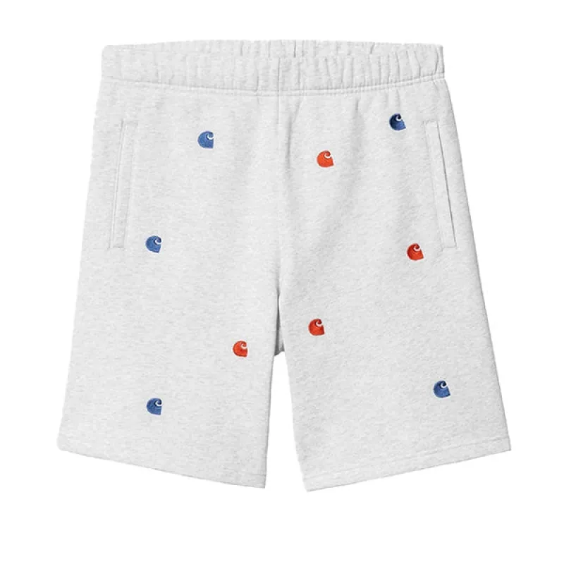 Carhartt WIP Seek Sweat Short Ash Heather sold by Kong