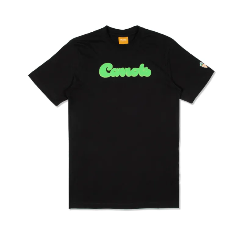 Carrots By Anwar Carrots Cursive Tee Black made by Kong