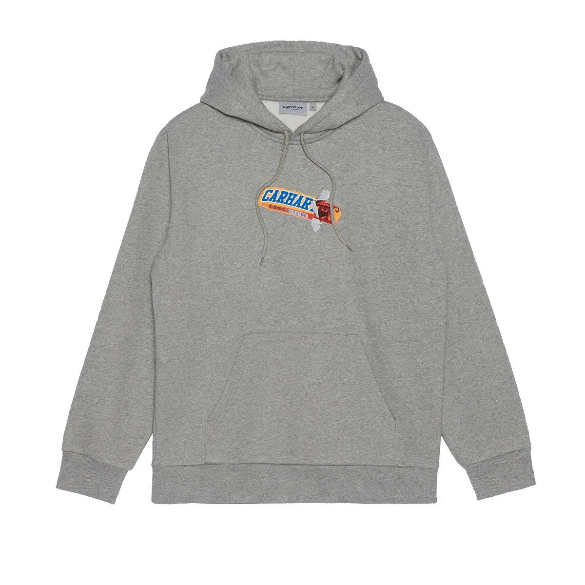 Carhartt WIP Hooded Chocolate Bar Sweat Heather Grey sold by Kong