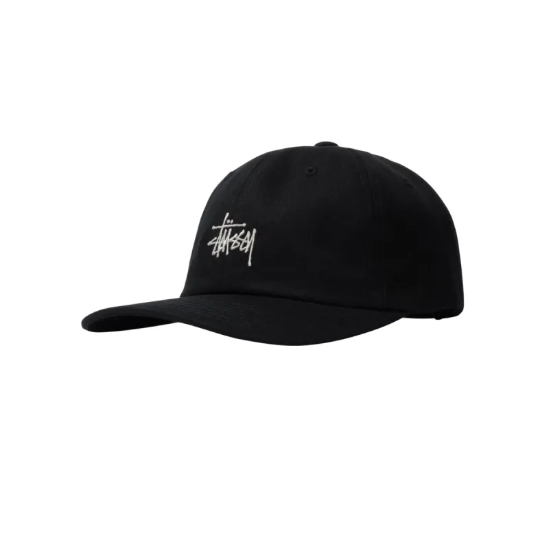 Stussy Stock Low Pro Cap Black sold by Kong