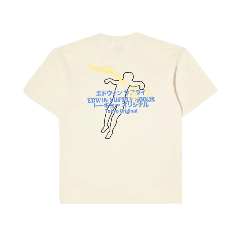 Edwin Tokyo Original T Shirt Whisper White sold by Kong