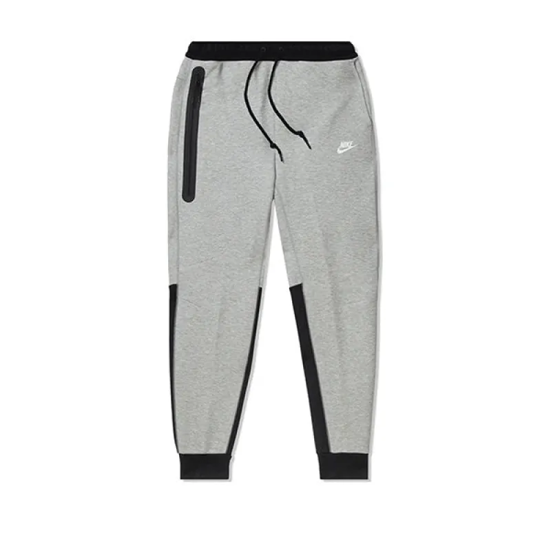 Nike Sportswear Tech Fleece Pant Dark Grey Heather Black White sold by Kong