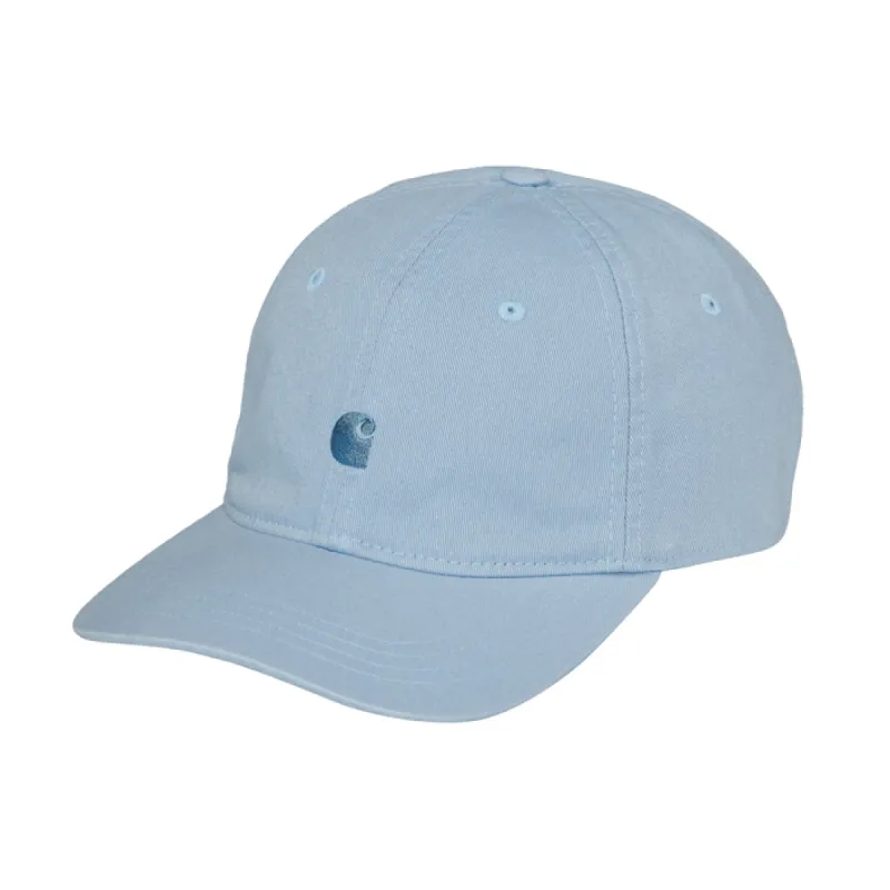 Carhartt WIP Madison Logo Cap Frosted Blue / Icy Water sold by Kong