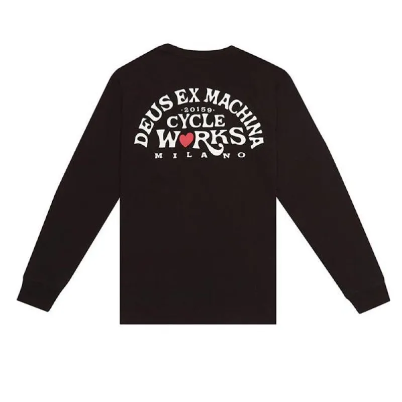 Deus L/S Shaman Tee Black sold by Kong