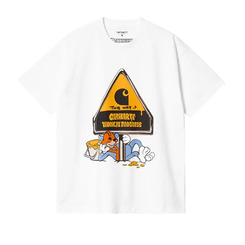 Carhartt WIP SS Deadkebab Workin T-Shirt White sold by Kong
