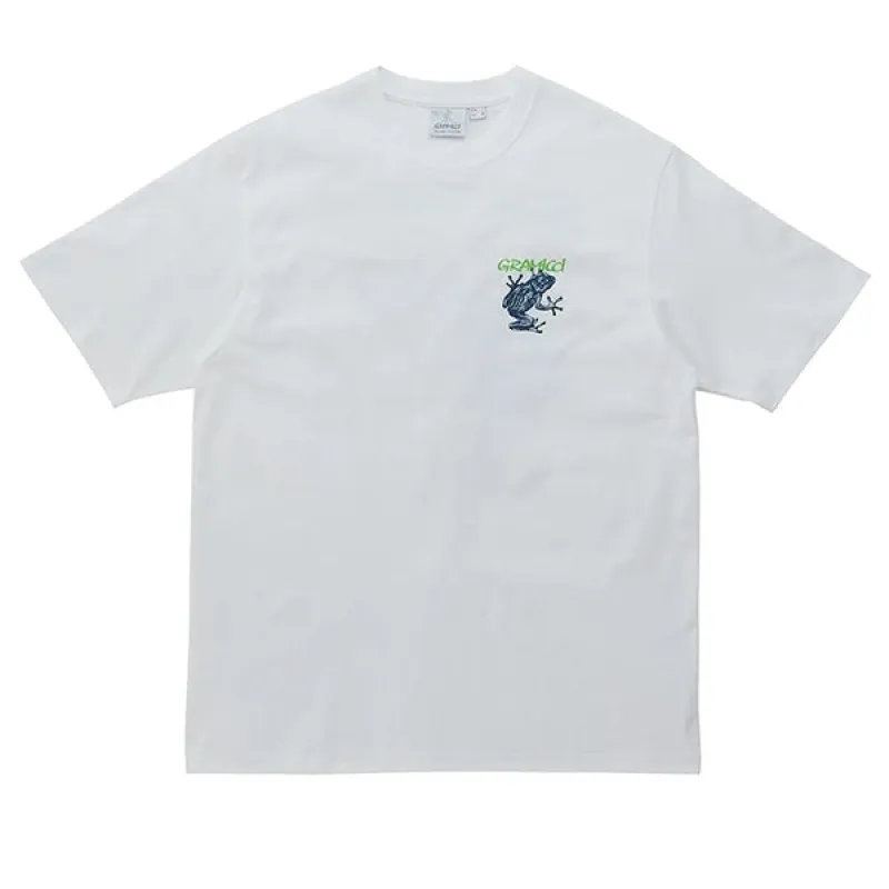Gramicci Sticky Frog Tee White sold by Kong