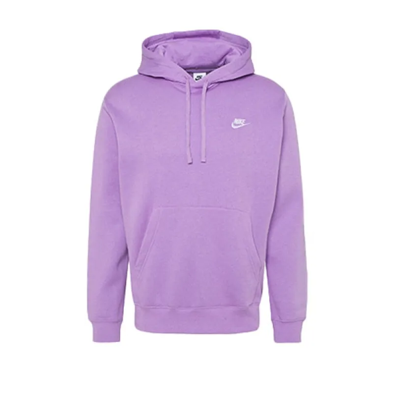 Nike Club Hoodie Pullover Violet Shook White sold by Kong