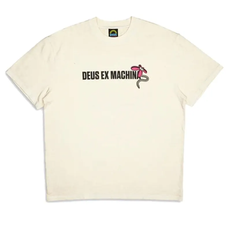 Deus Surf Shop T Shirt Dirty White sold by Kong