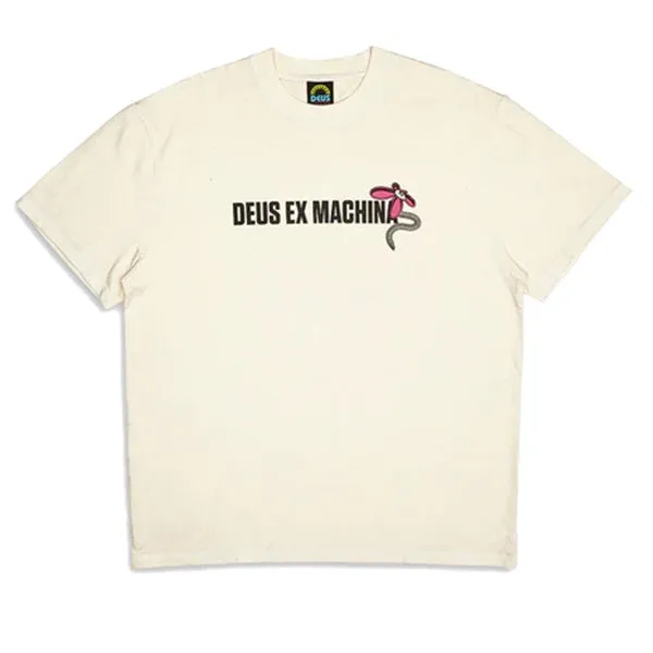 Deus Surf Shop T Shirt Dirty White sold by Kong