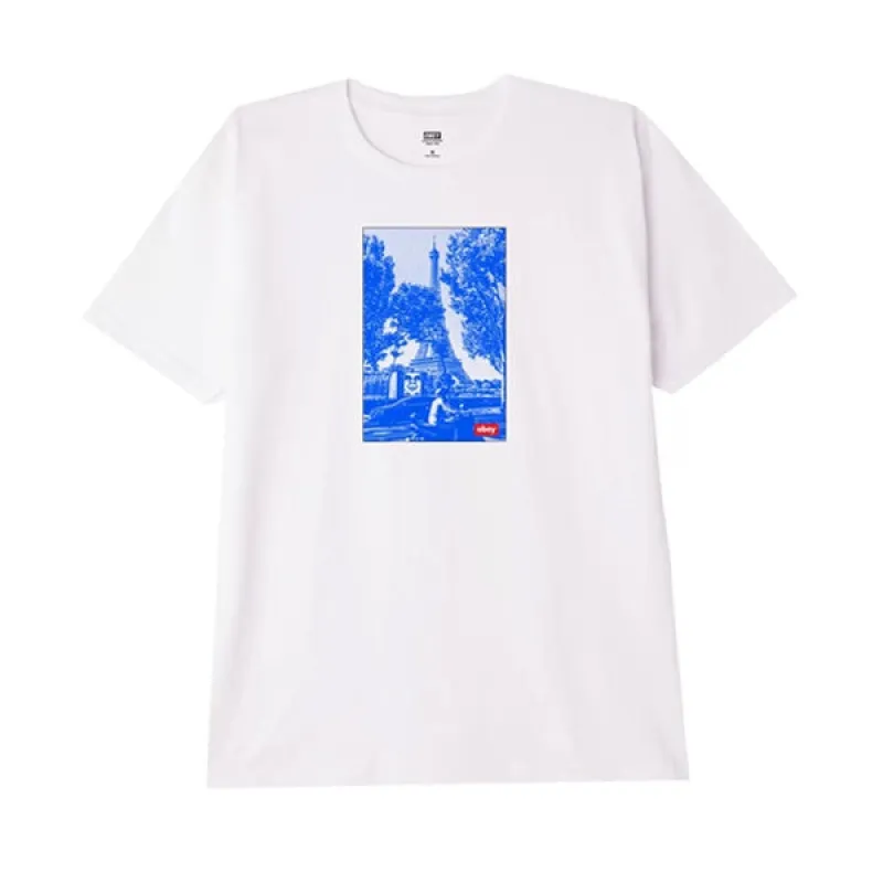 Obey Paris Photo T shirt White sold by Kong