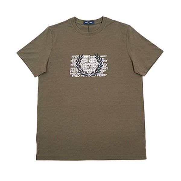 Fred Perry Graphic T shirt Uniform Green sold by Kong