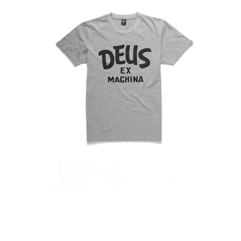 Deus S/S Curvy Tee Grey Marle sold by Kong