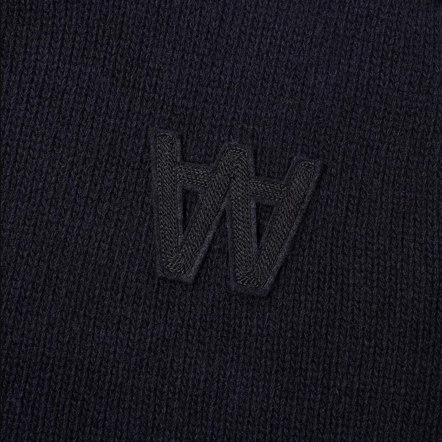 WOOD WOOD Kevin Lambswool Jumper Navy sold by Kong product image thumbnail 2