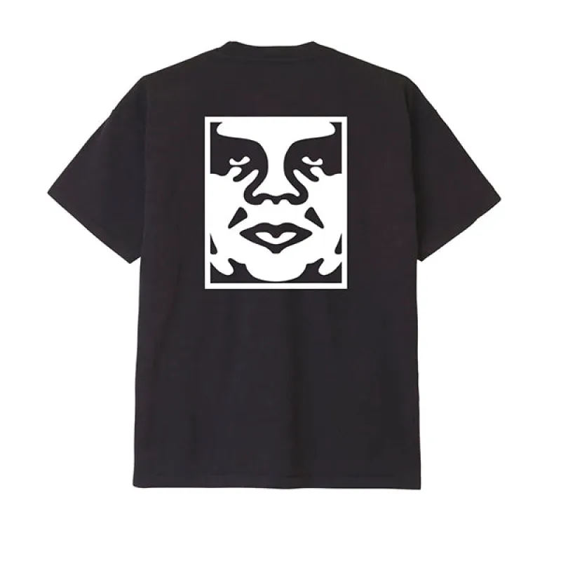 Obey Bold Icon Heavyweight T shirt Off Black sold by Kong