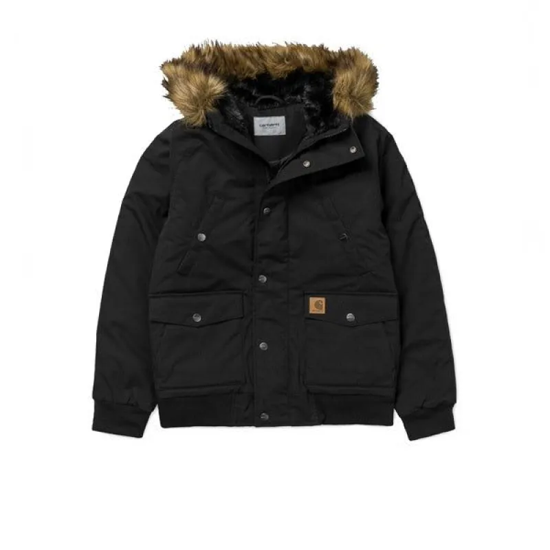 Carhartt Trapper Jacket Black Black sold by Kong