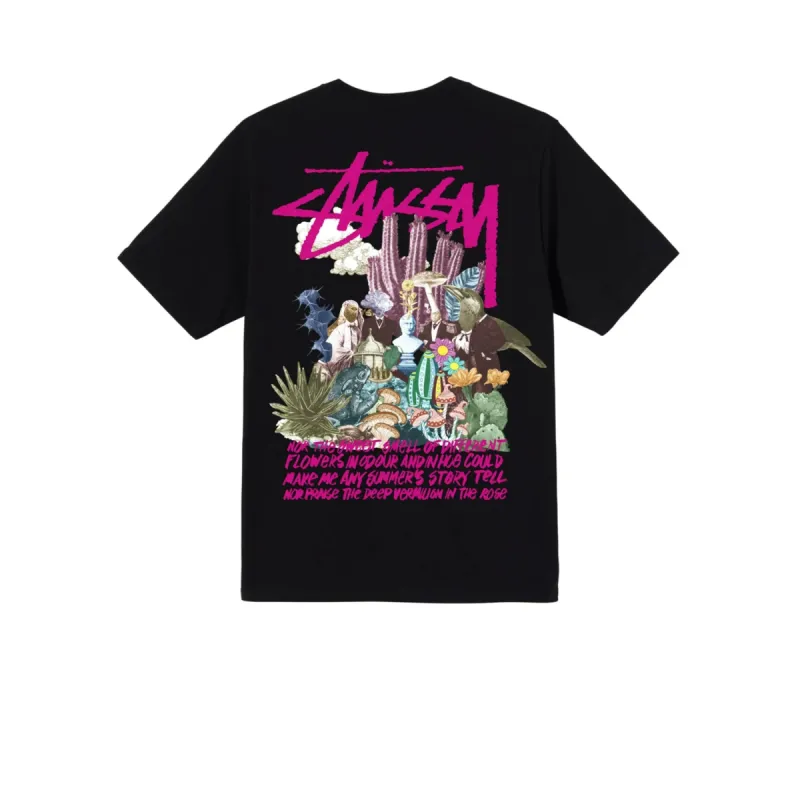 Stussy Psychedelic Tee Black sold by Kong