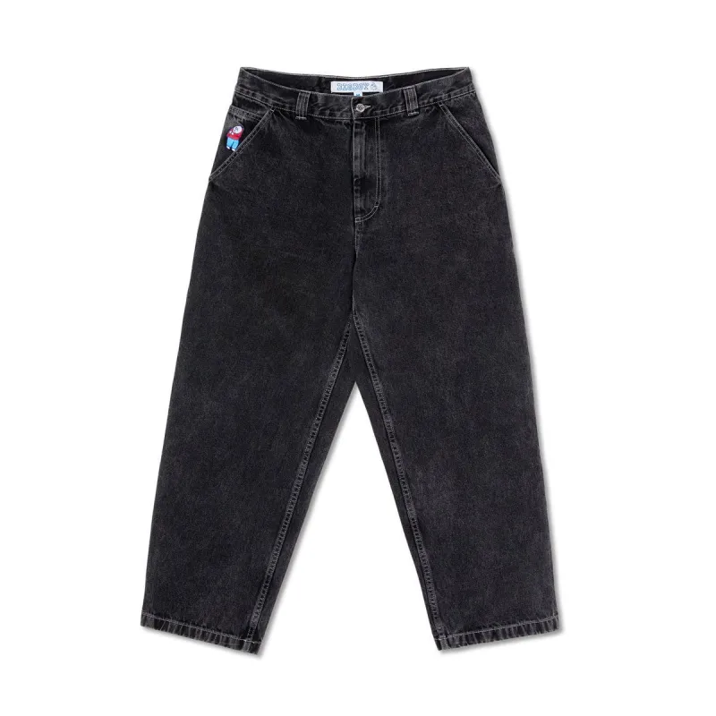 Polar Big Boy Work Pants Washed Black sold by Kong