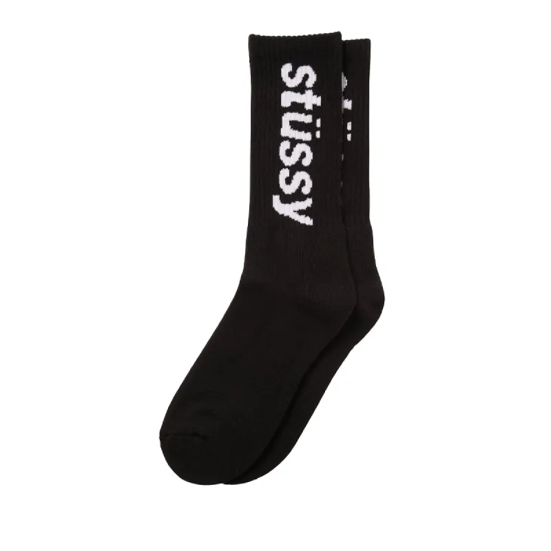 【Stussy】 WASHED HELVETICA CREW SOCK Stussy---Helvetica-Crew-Socks-