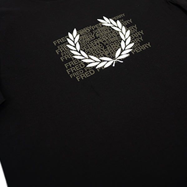 Fred Perry Graphic T shirt Black sold by Kong product image thumbnail 2