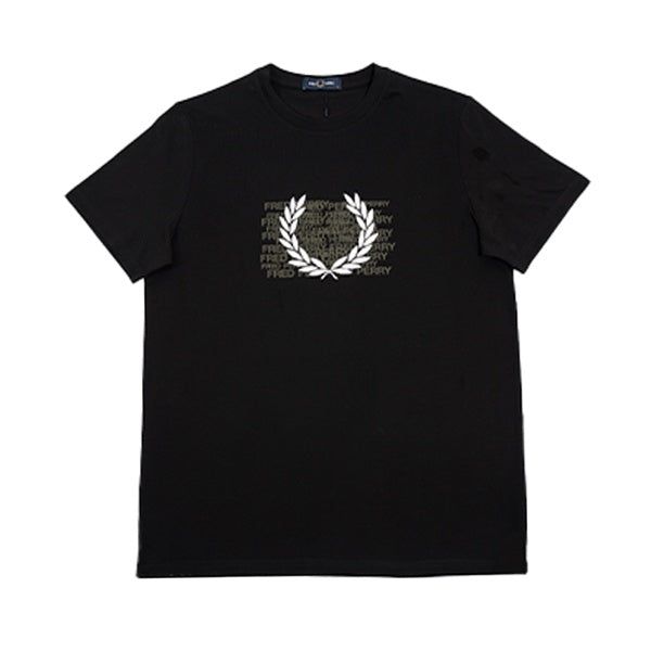 Fred Perry Graphic T shirt Black sold by Kong