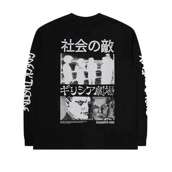 Edwin Public Enemy LS T Shirt Black sold by Kong product image thumbnail 2
