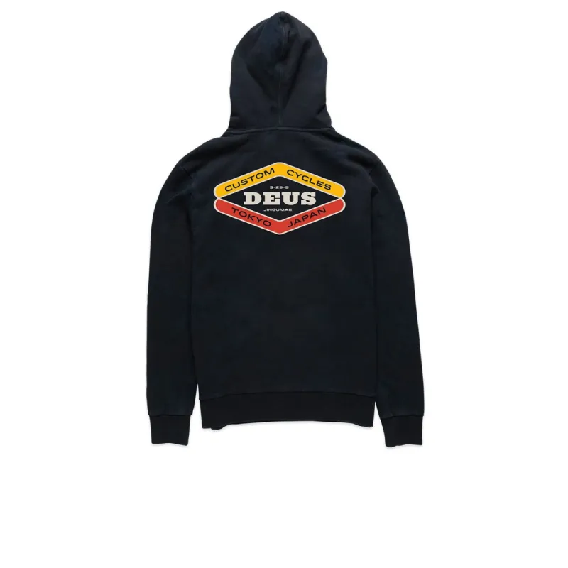 Deus Loco Hoodie Black made by Kong