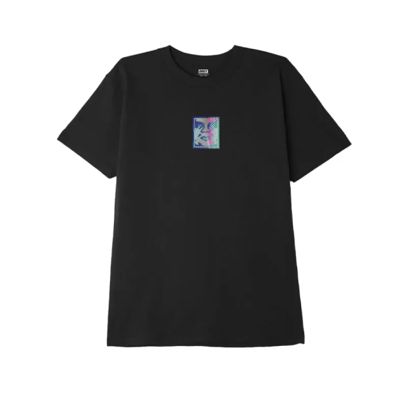 Obey Psyche Wave Icon Tee Black made by Obey