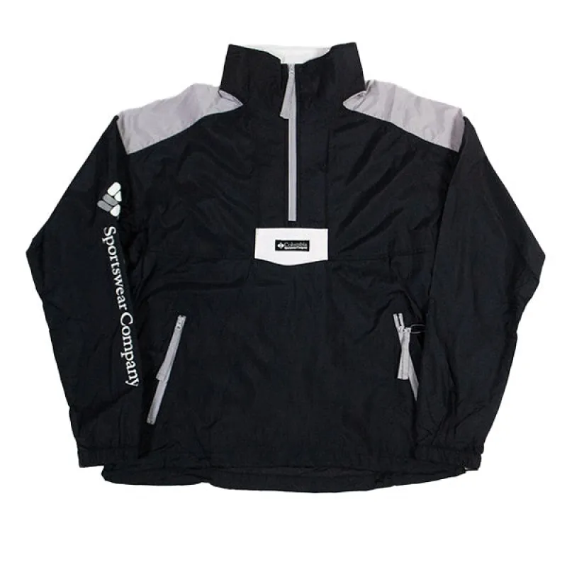 Columbia Riptide Anorak Black Columbia Grey White sold by Kong