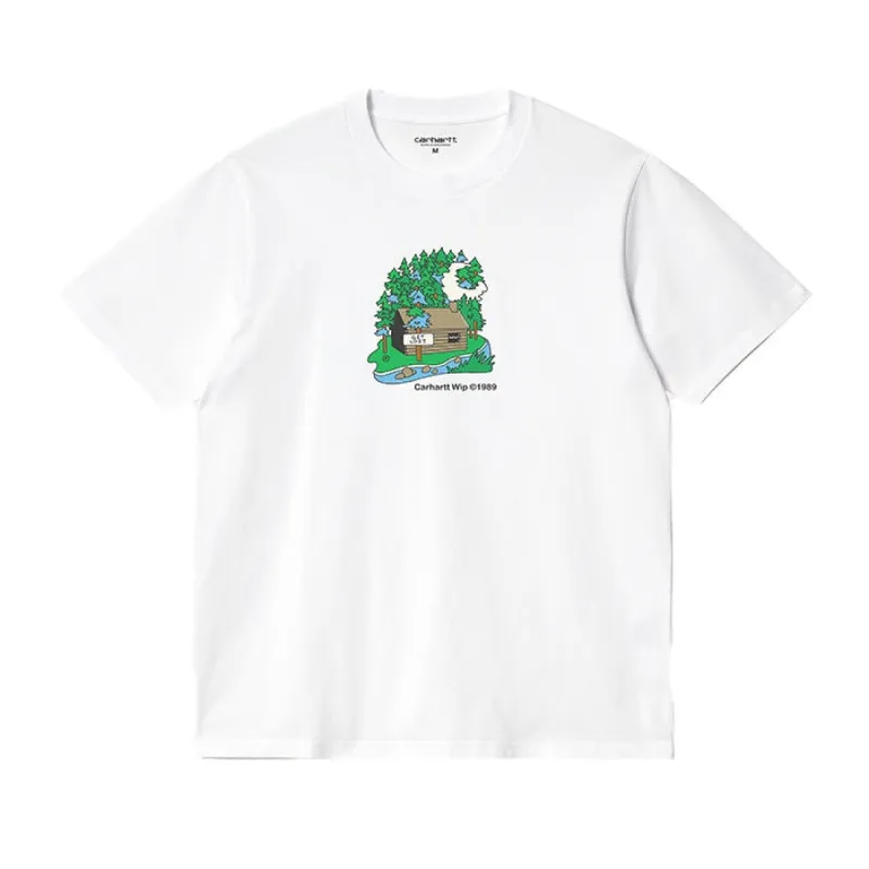 Carhartt WIP SS Cabin T Shirt White sold by Kong