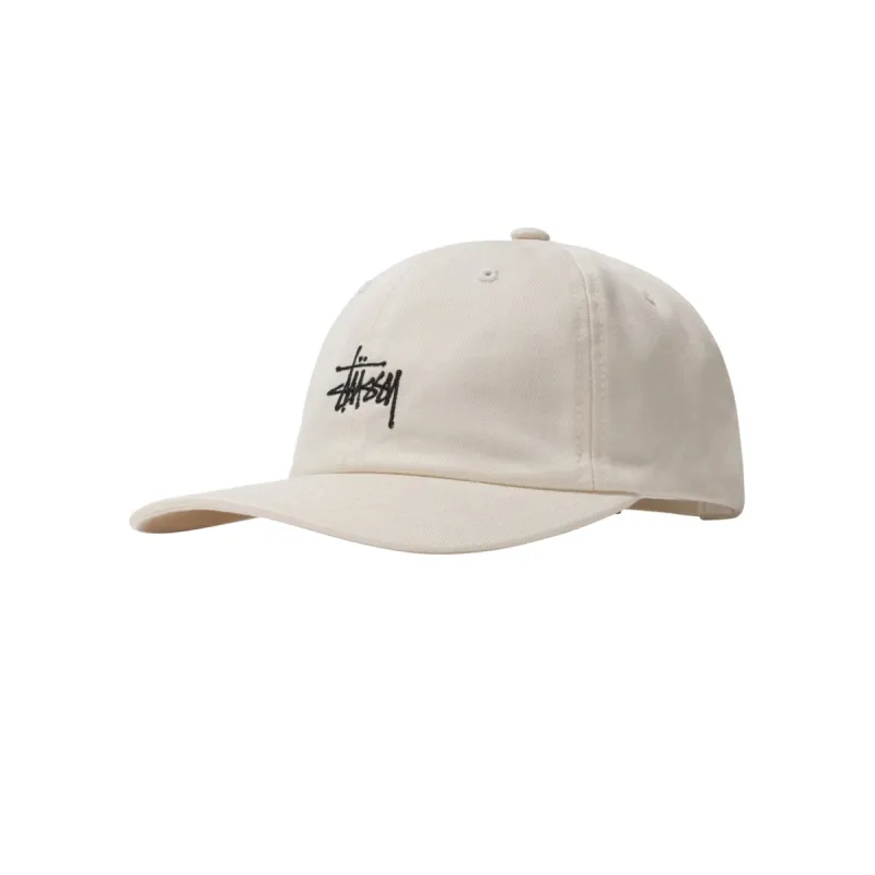 Stussy Stock Low Pro Cap Natural sold by Kong