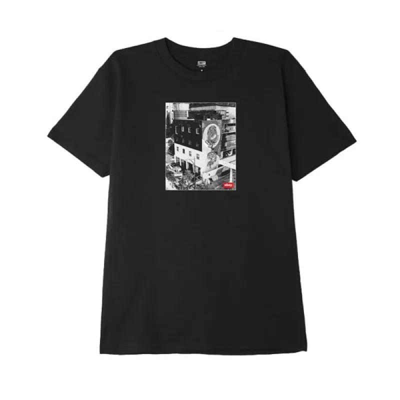 Obey South Korea Photo T shirt Black sold by Kong
