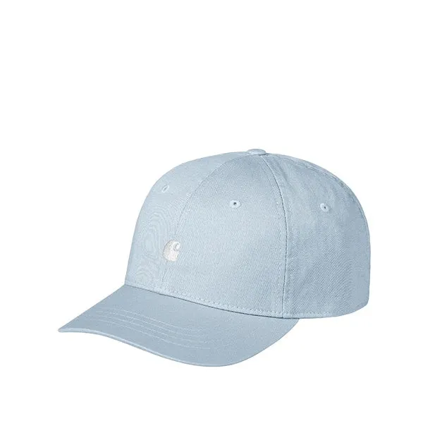 Carhartt WIP Madison Logo Cap Frosted Blue White sold by Kong