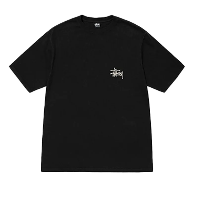 Stussy Built Tough Pig Dyed Tee Black sold by Kong