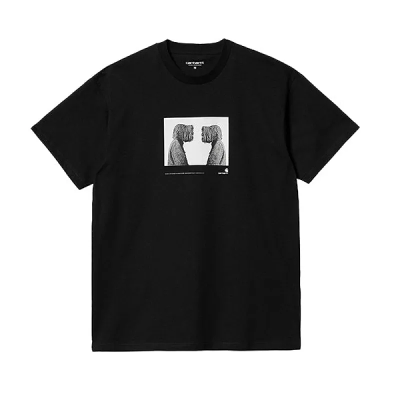 Carhartt WIP SS Cold T shirt Black sold by Kong