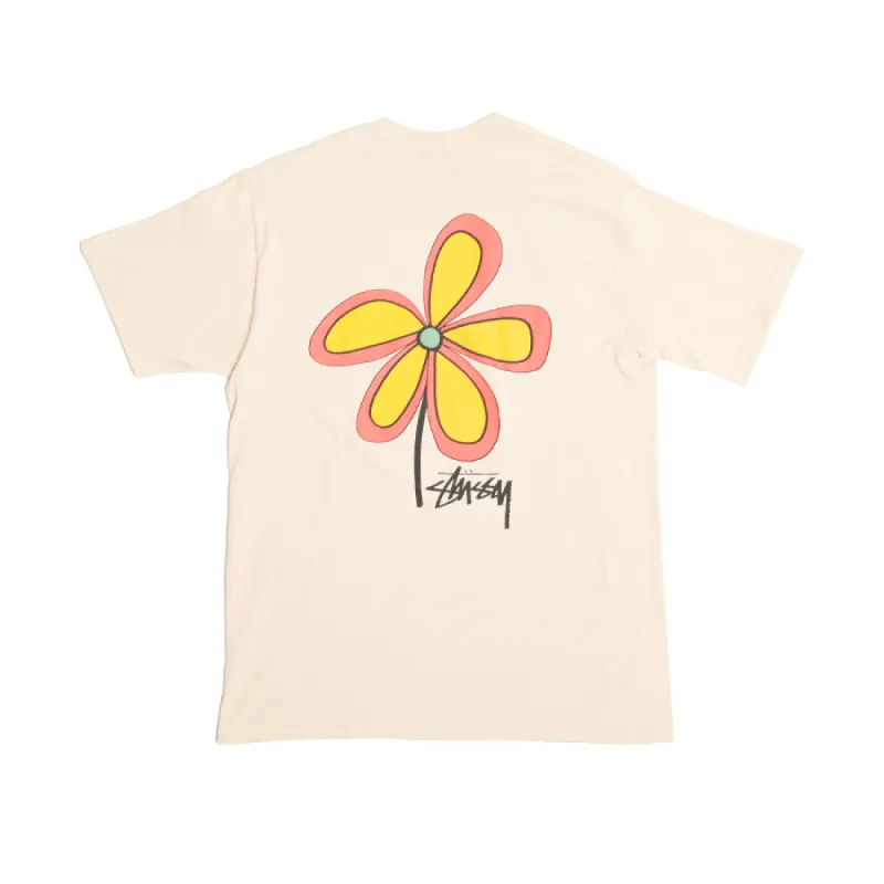Stussy Flower Tee Smoke sold by Kong